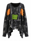 Untamed Patchwork Knit Pullover-4