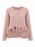 Ethereal Pleated Ruffle Cardigan-4
