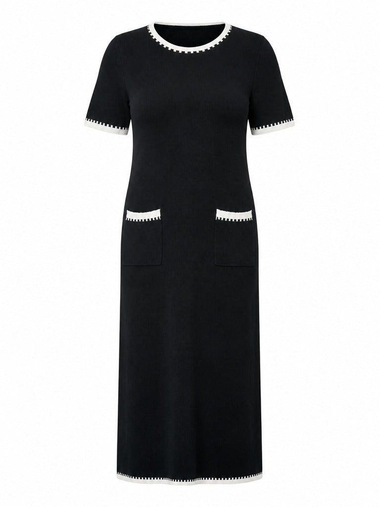 Grounded Knit Loose Maxi Dress-4