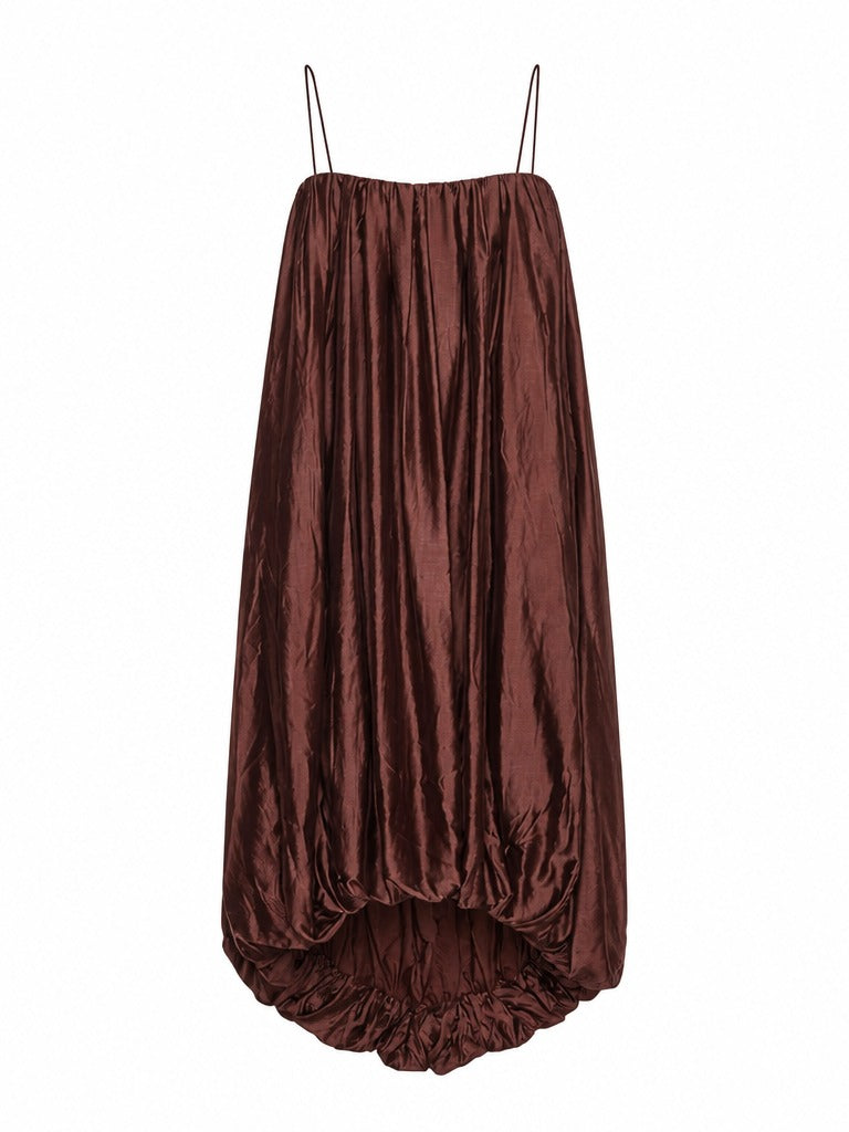 Divine Oversized Pleated Maxi Dress-4