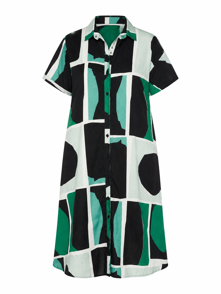 Limitless Printed Patchwork Maxi Dress-3