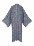 Free Spirit Plaid Fringe Kaftan-3