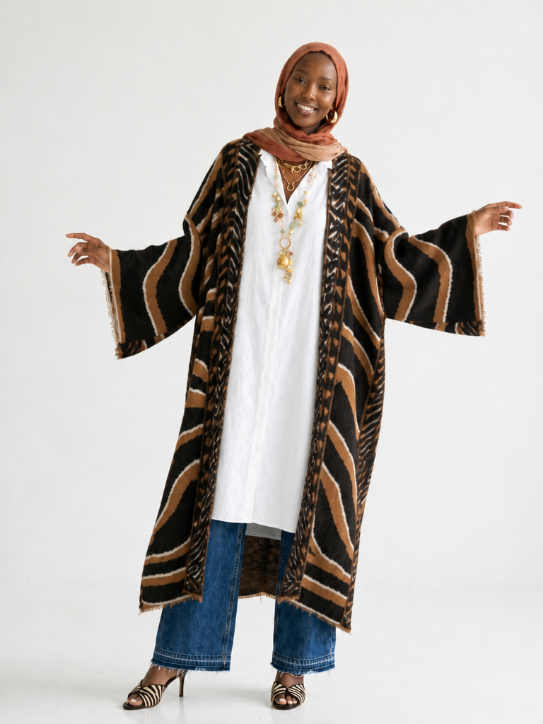 Wild Heart Leopard Print Kimono-1