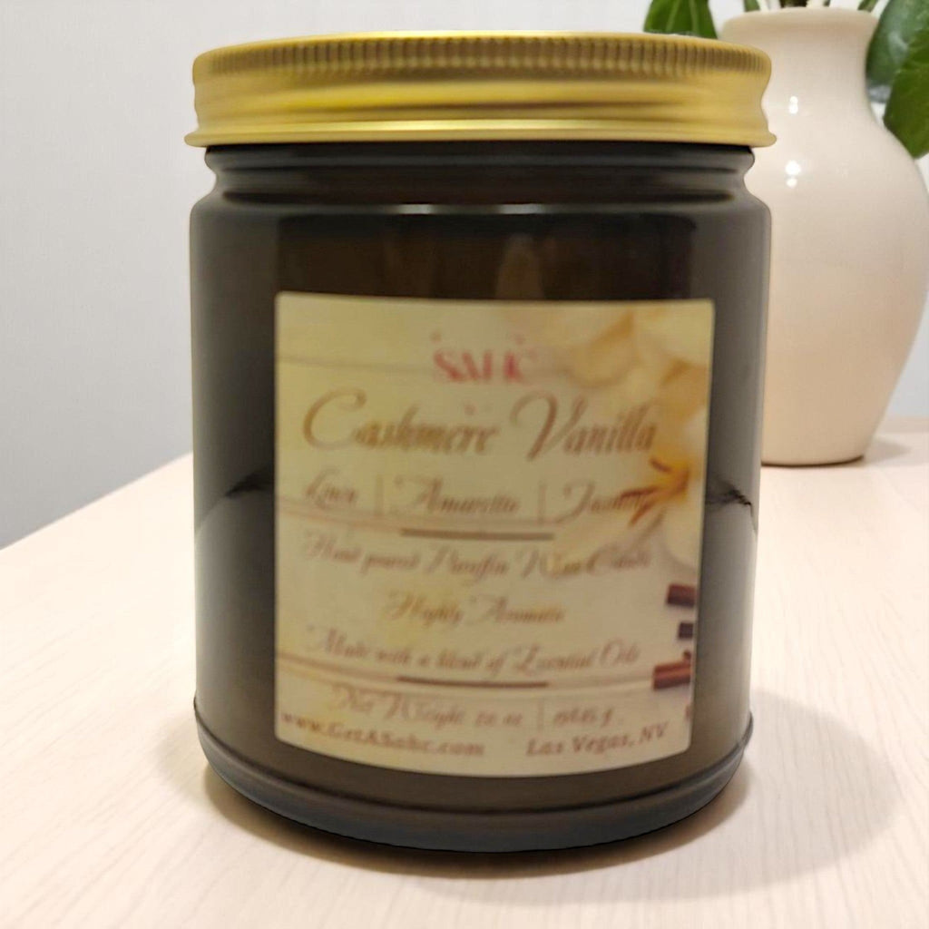 Fall Scented Candle Warm Vanilla Holiday Candle-0
