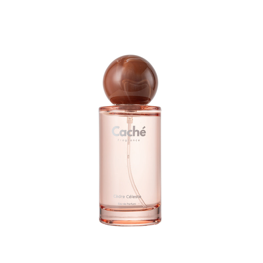 Cèdre Céleste minimalist unisex eau de parfum 50ml glass bottle highlighting clean ambroxan fragrance — view 4