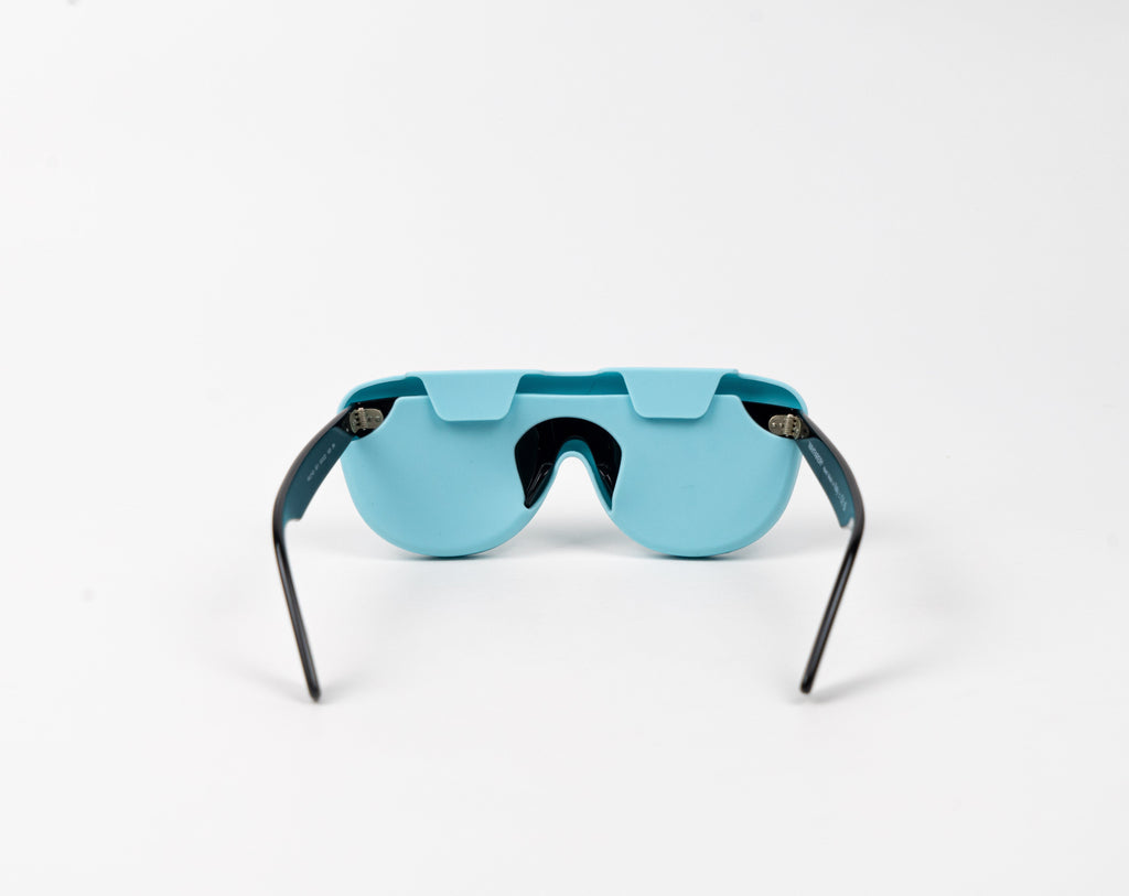 Funda de gafas de silicona flexible - Celeste-1