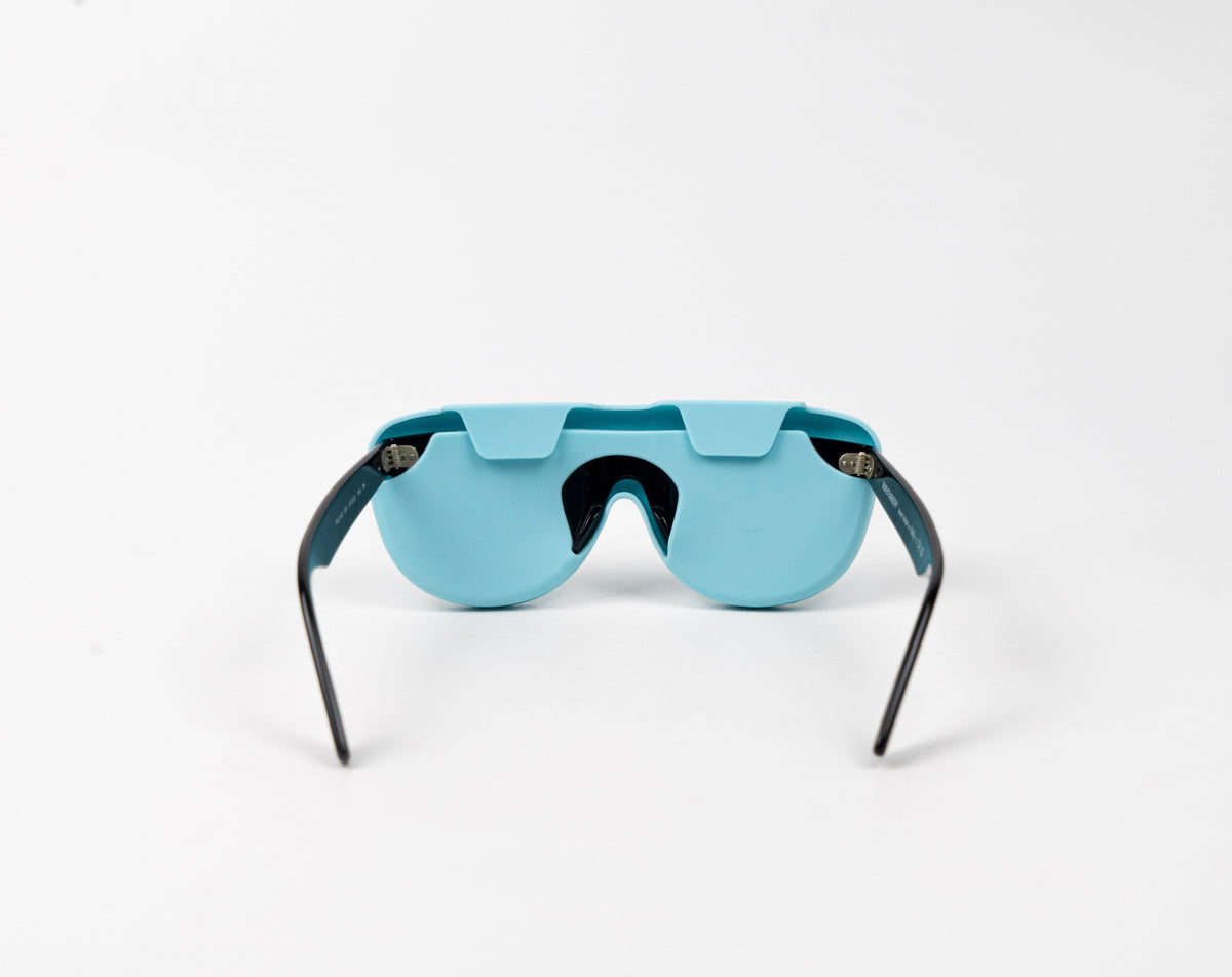 Funda de gafas de silicona flexible - Celeste-1