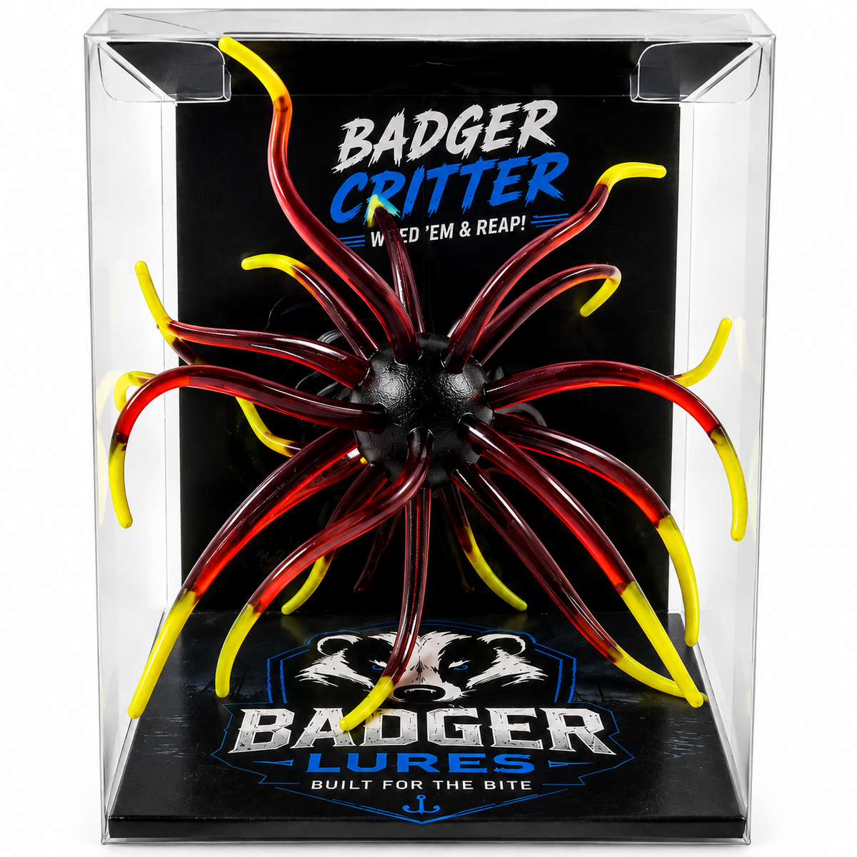 #19 Badger Monster 25mm TPE Urchin Bait - Cherry Inferno - UV Reactive-0