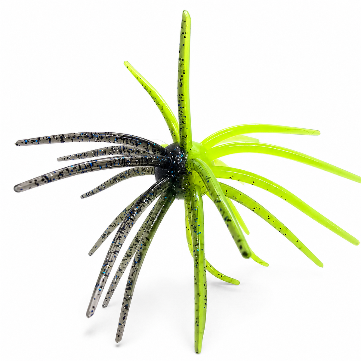 Badger Urchin Bait 20mm TPE – UV Reactive Green Pumpkin Chartreuse-2