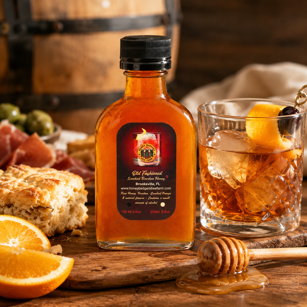 Old Fashion Smoked Bourbon Honey-1