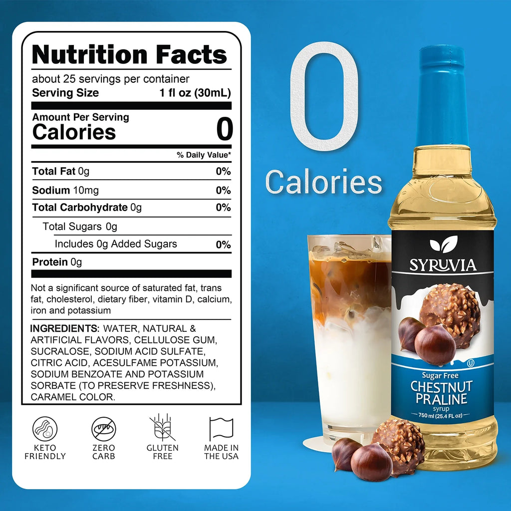 Sugar Free Chestnut Praline Syrup-2