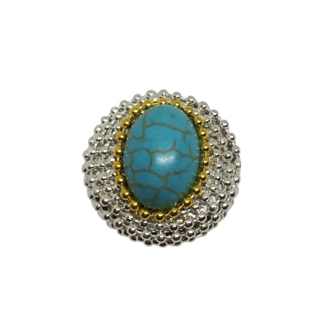 CLAP CALAMITA TURCHESE SILVER-0