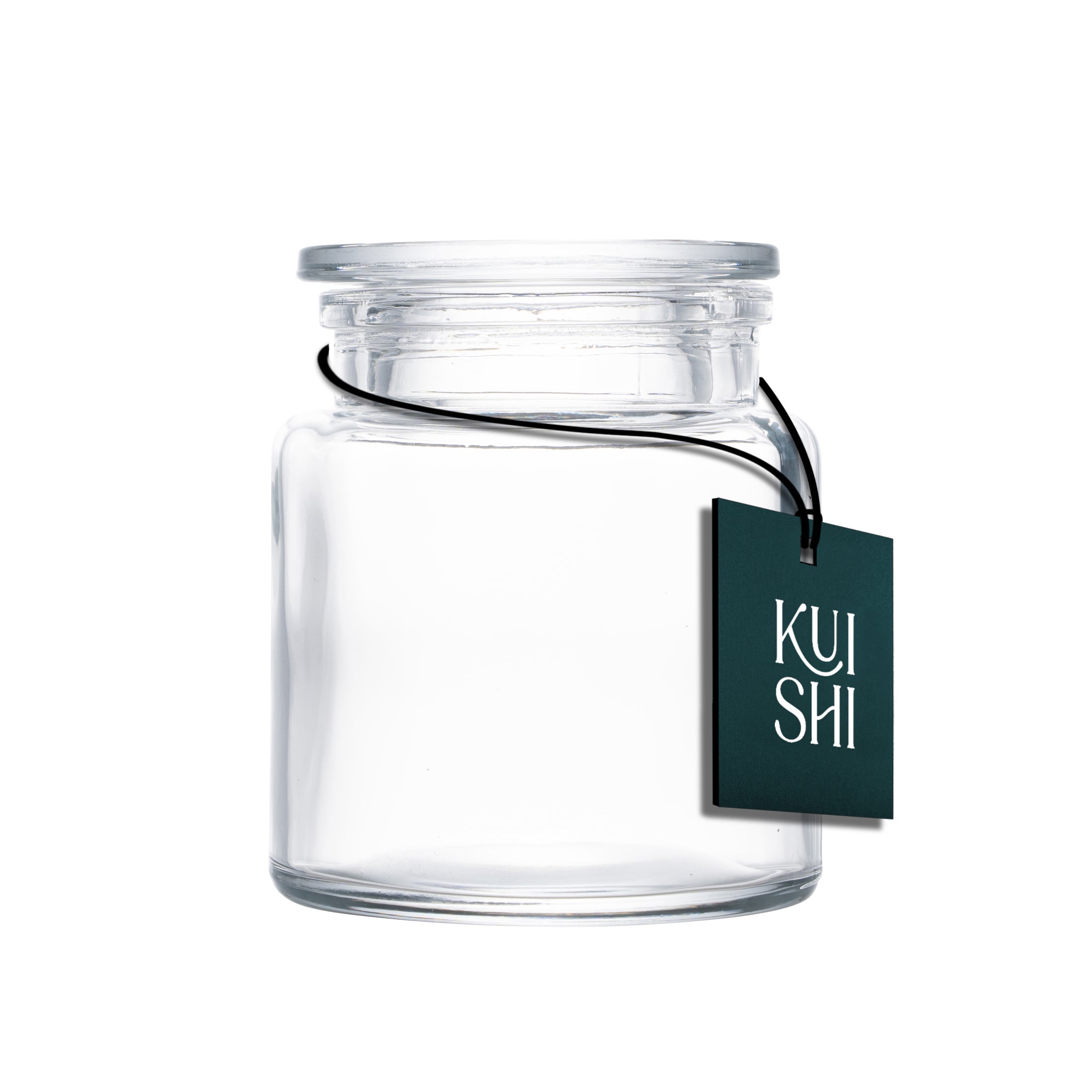 Amber glass apothecary storage jars with wide mouth for organizing bathroom essentials on a vanity — view 4