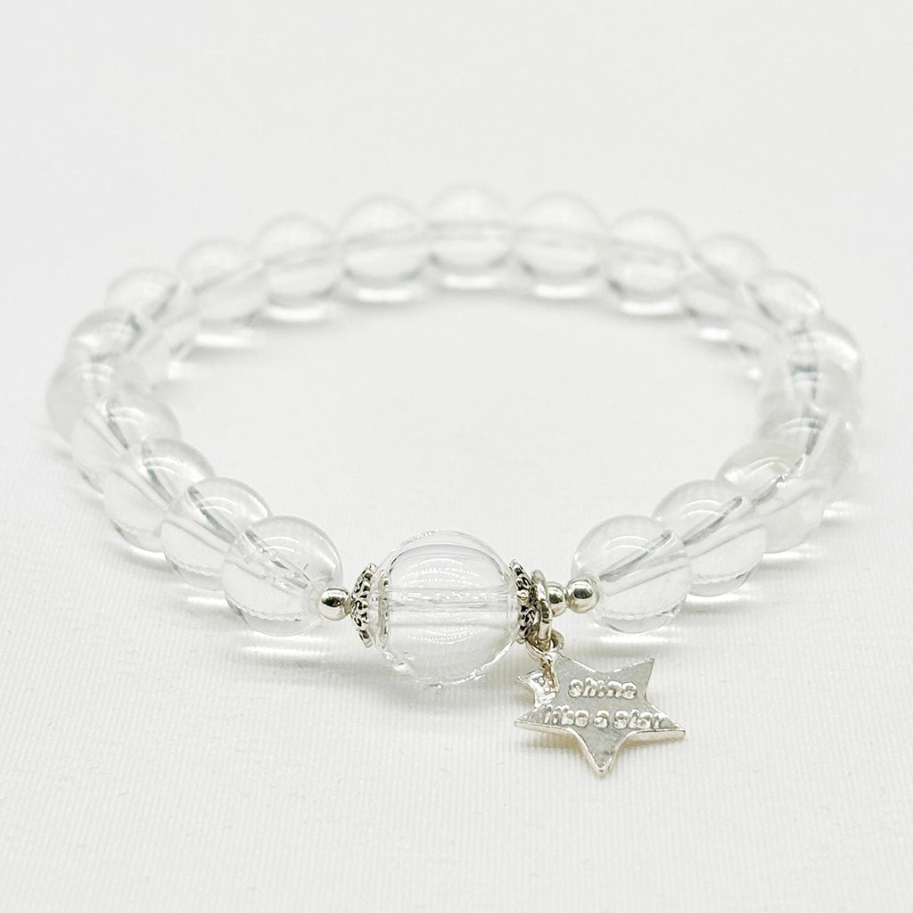 Sterling Silver Crystal Aroma Bracelet - Clear Quartz | Energy & Healing | Diffuser Jewellery | Gift for her-4
