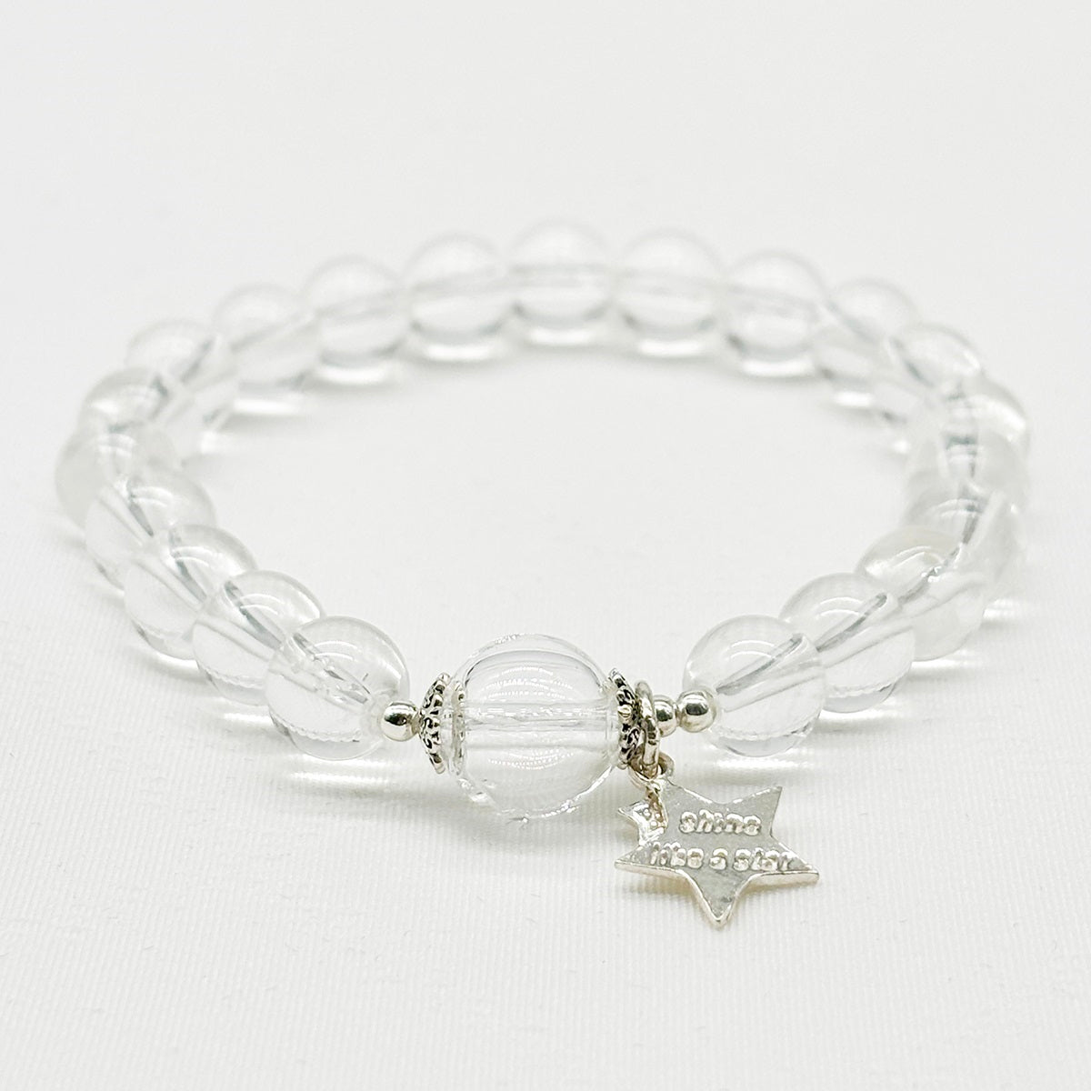 Sterling Silver Crystal Aroma Bracelet - Clear Quartz | Energy & Healing | Diffuser Jewellery | Gift for her-4