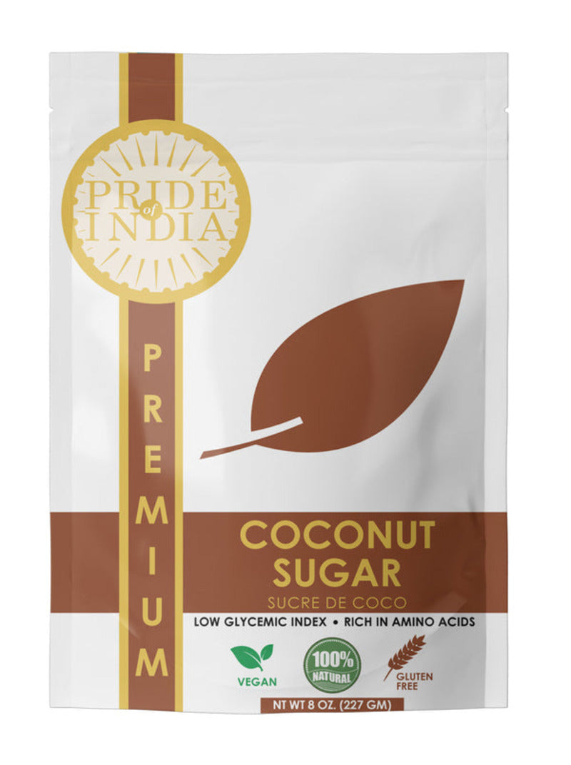 Coconut Sugar by Pride of India - (8 Oz-227g)-0