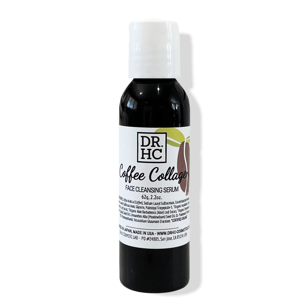 DR.HC coffee collagen face cleansing serum bottle with natural arabica coffee formula — view 2