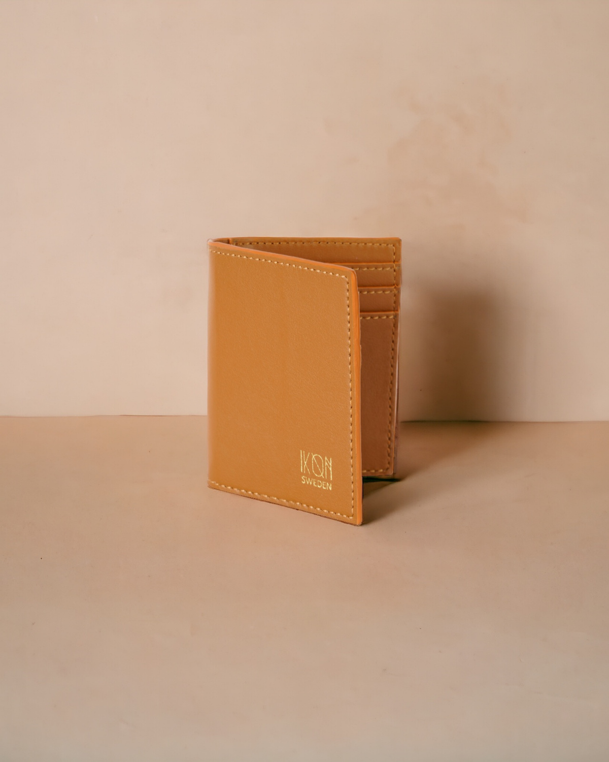 Compact Card Wallet | Cactus Leather-1