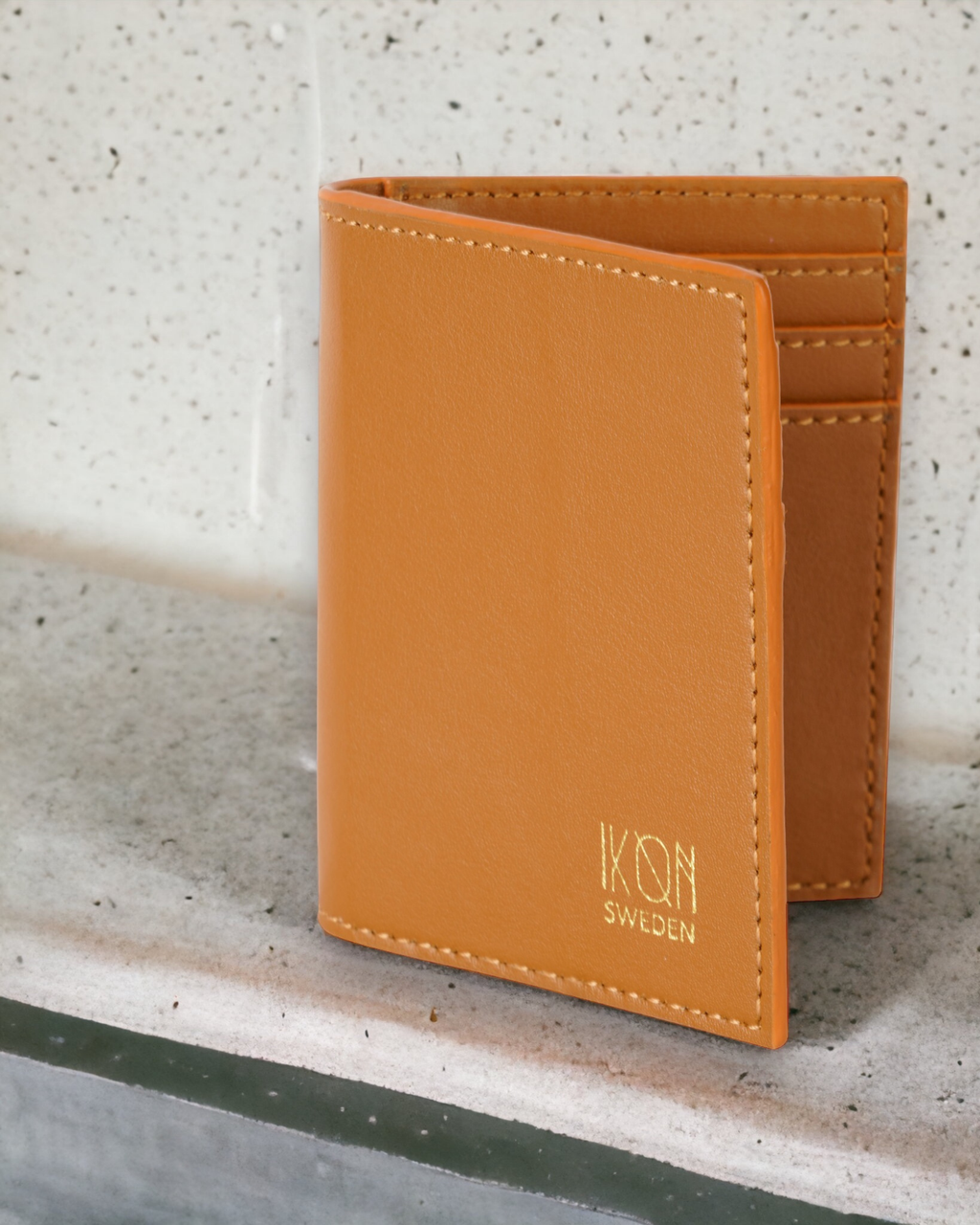 Compact Card Wallet | Cactus Leather-3