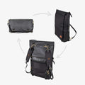 DAKOTA 3 in 1 Convertible Backpack Purse, Black-0