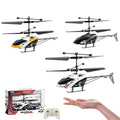 Colorful USB rechargeable RC helicopter toy in sleek plastic with two channel remote control