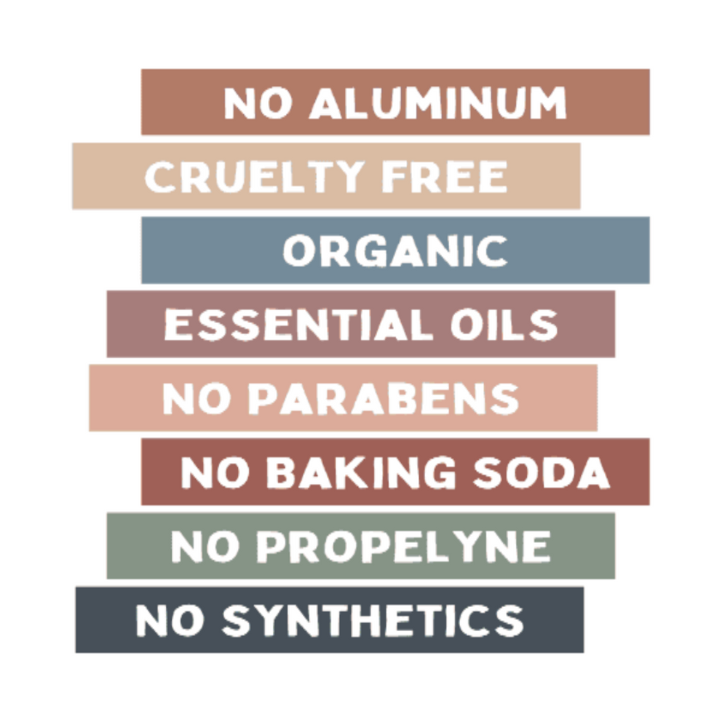 Organic women's deodorant in a 2.65 oz oval barrel container with natural botanical ingredients — view 4