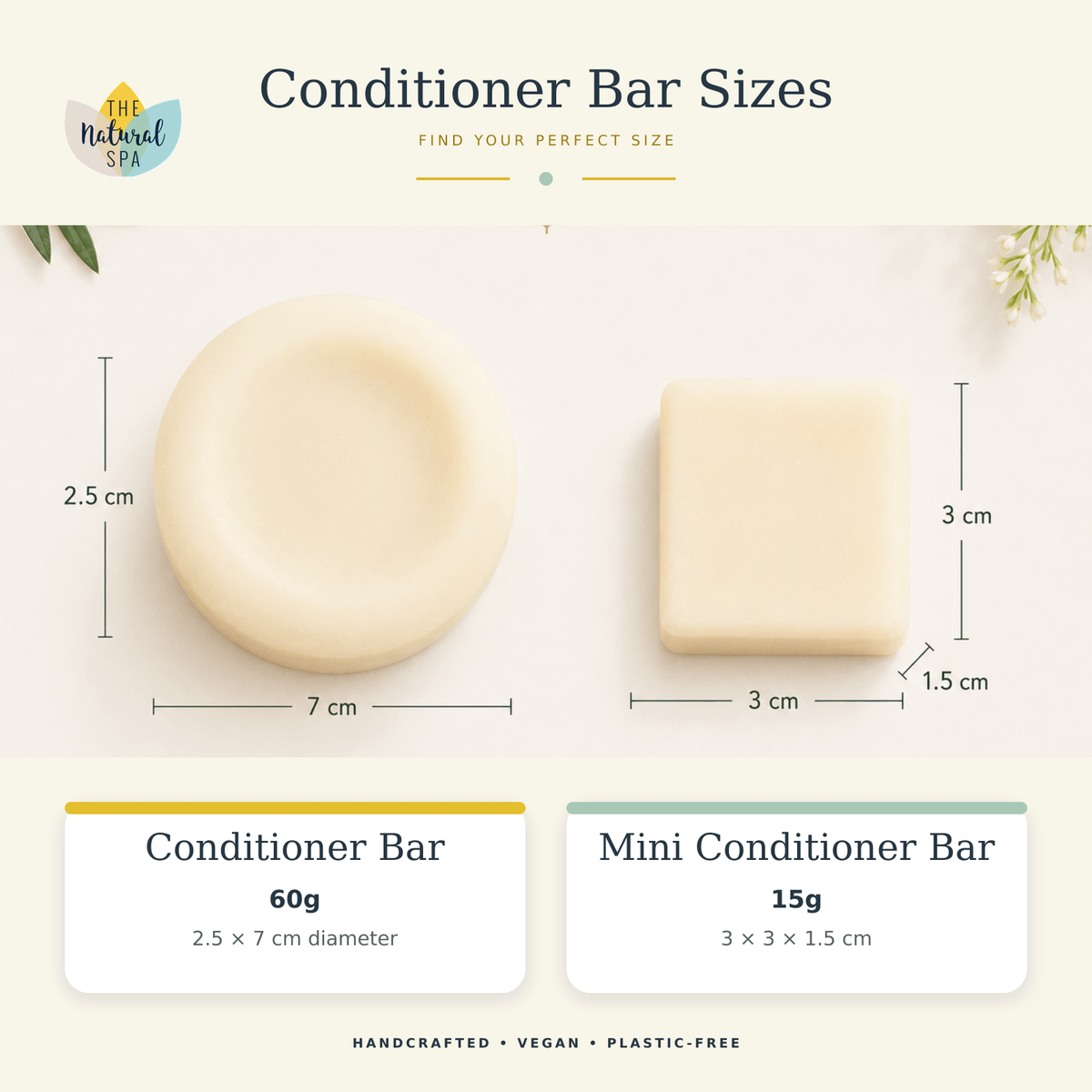 Spearmint and Eucalyptus , Solid Conditioner Bar 60g-4