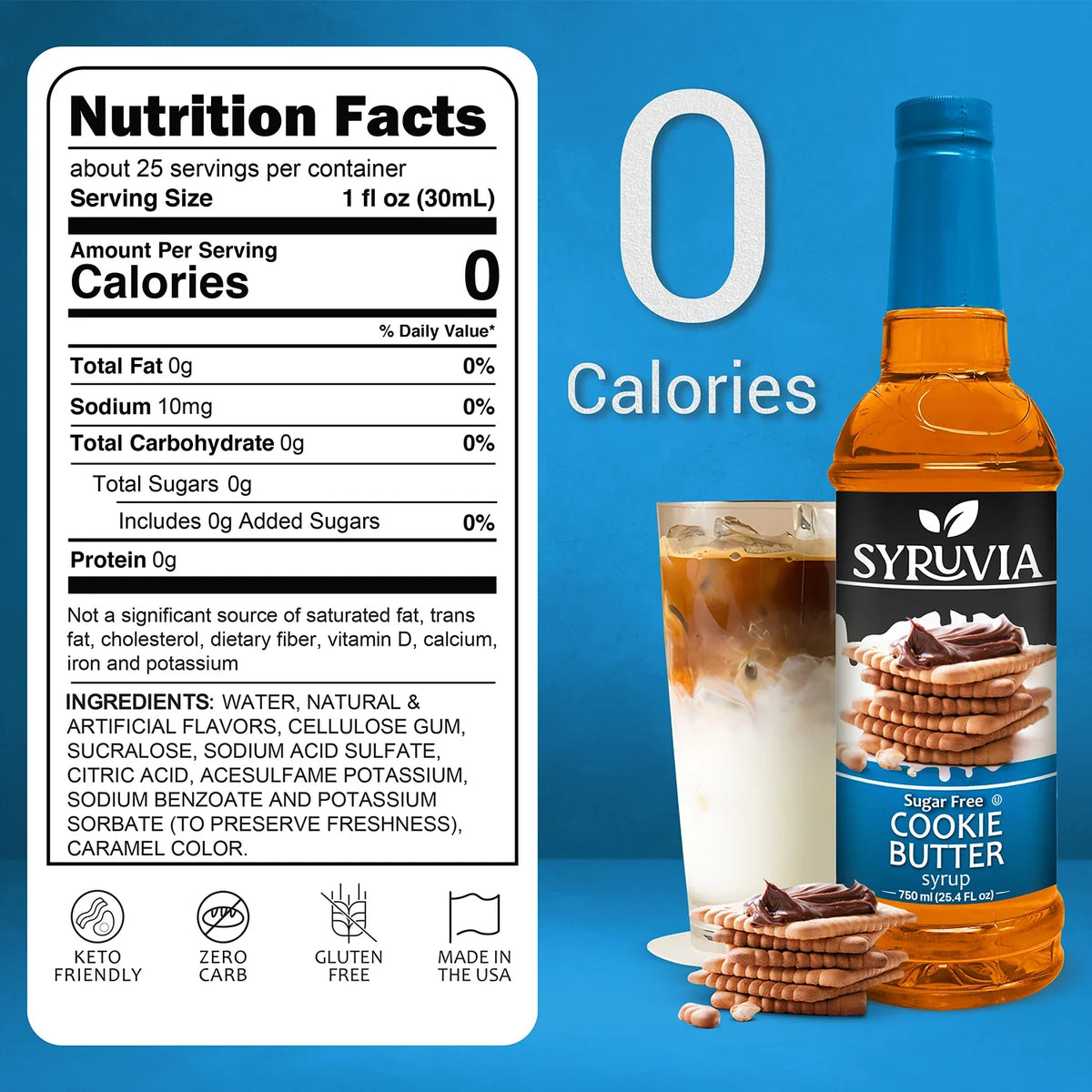 Sugar Free Cookie Butter Coffee Syrup-2