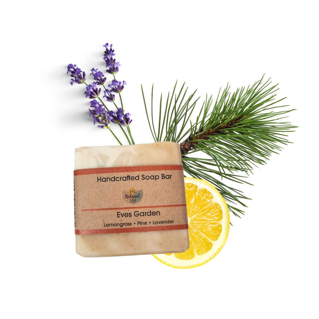Eves Garden handcrafted cold process vegan soap bar with natural botanicals and a creamy lather — view 2