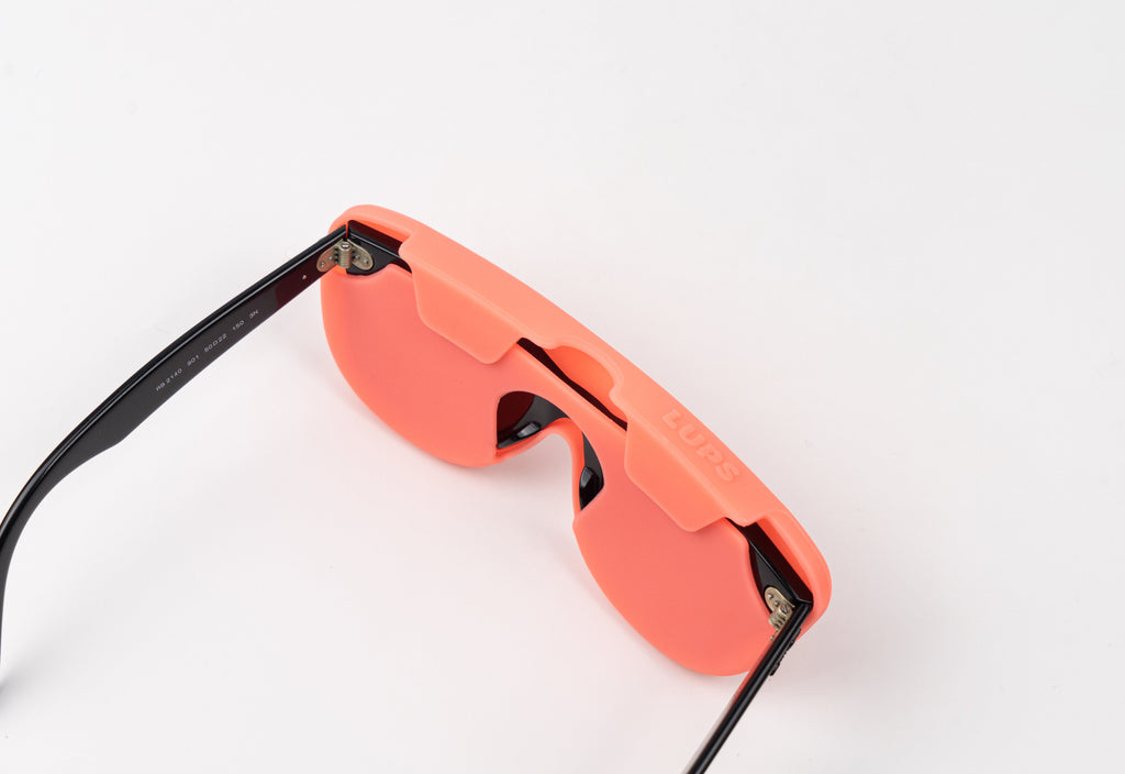 Funda de gafas de silicona flexible - Coral Neon-2