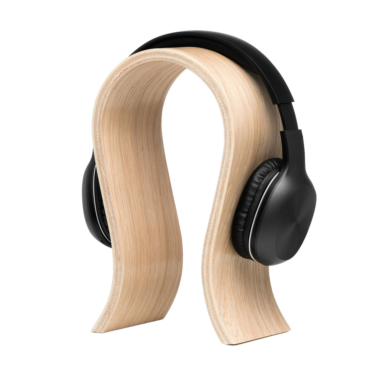 Wooden Headphones Stand, Minimalist, Scandinavian Design-5