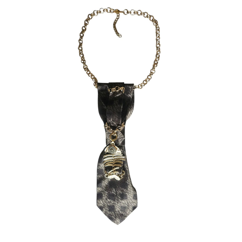 N.6 Cravatta Gioiello Mystic Fish Gold-3