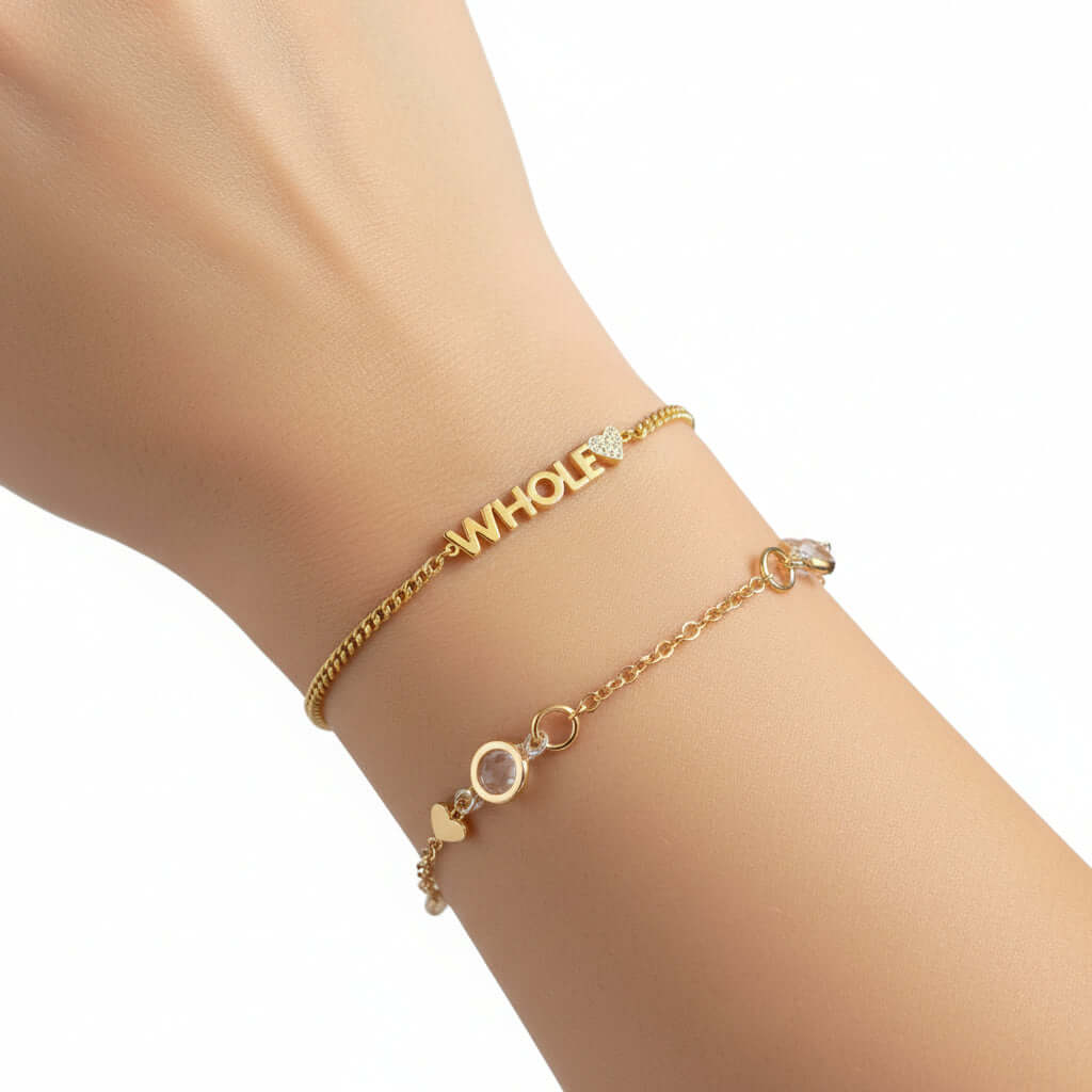 Custom engraved name bracelet in polished stainless steel displayed as an elegant personalized jewelry piece — view 2