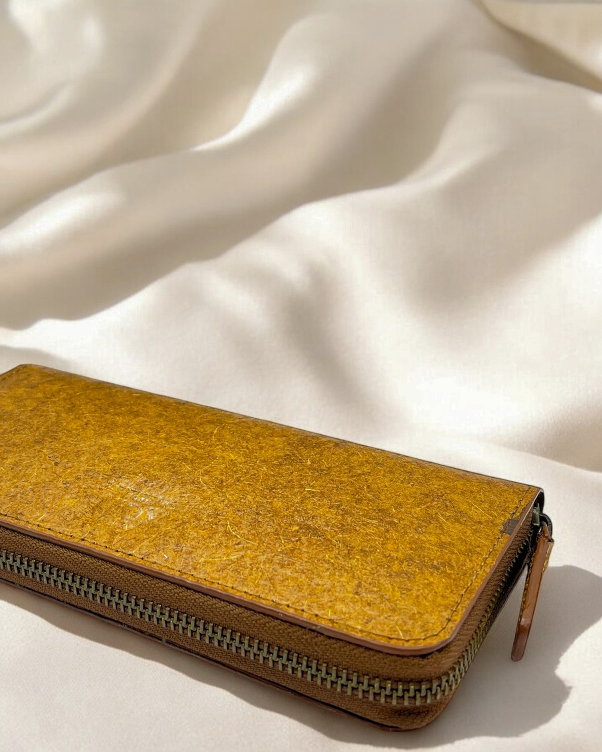 Kochi Long Zip Wallet | Coconut Leather-3