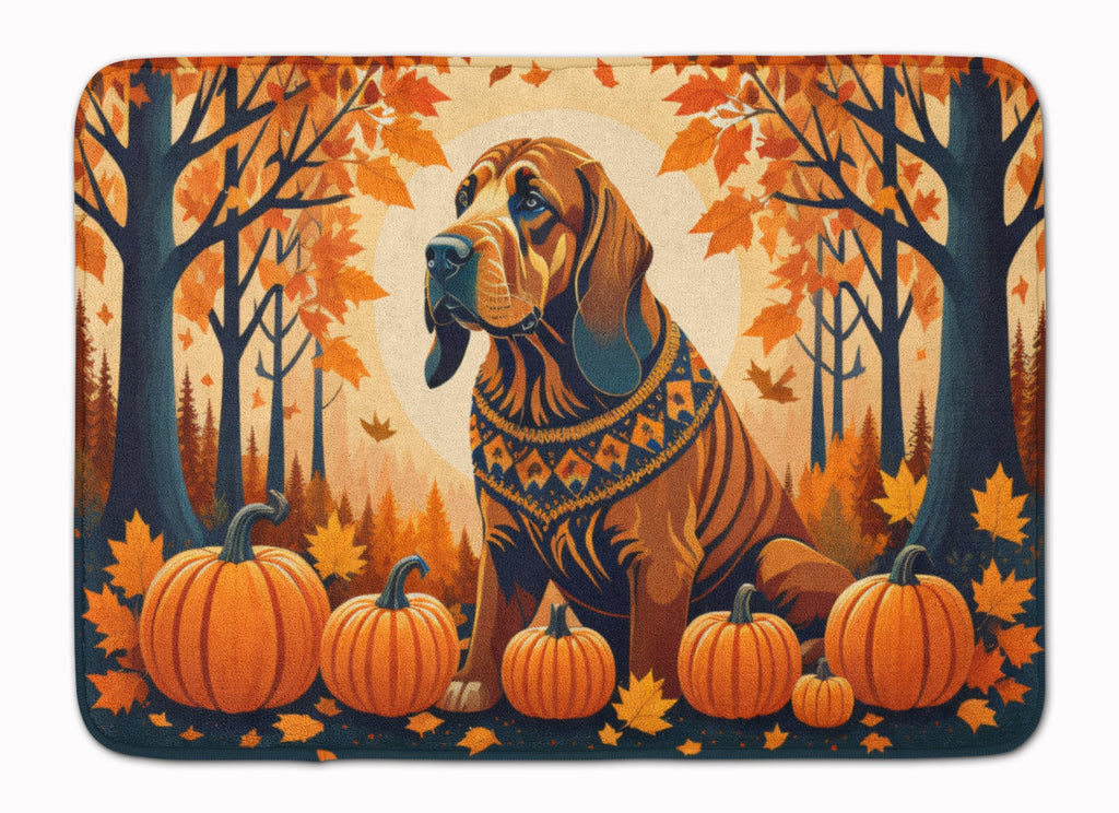 Bloodhound Fall Memory Foam Kitchen Mat-0