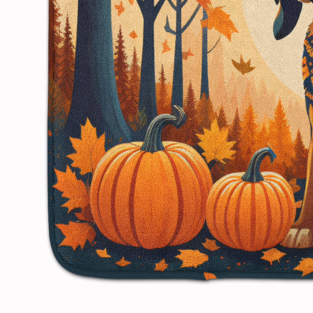 Bloodhound Fall Memory Foam Kitchen Mat-3