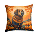 Briard Fall Throw Pillow-0