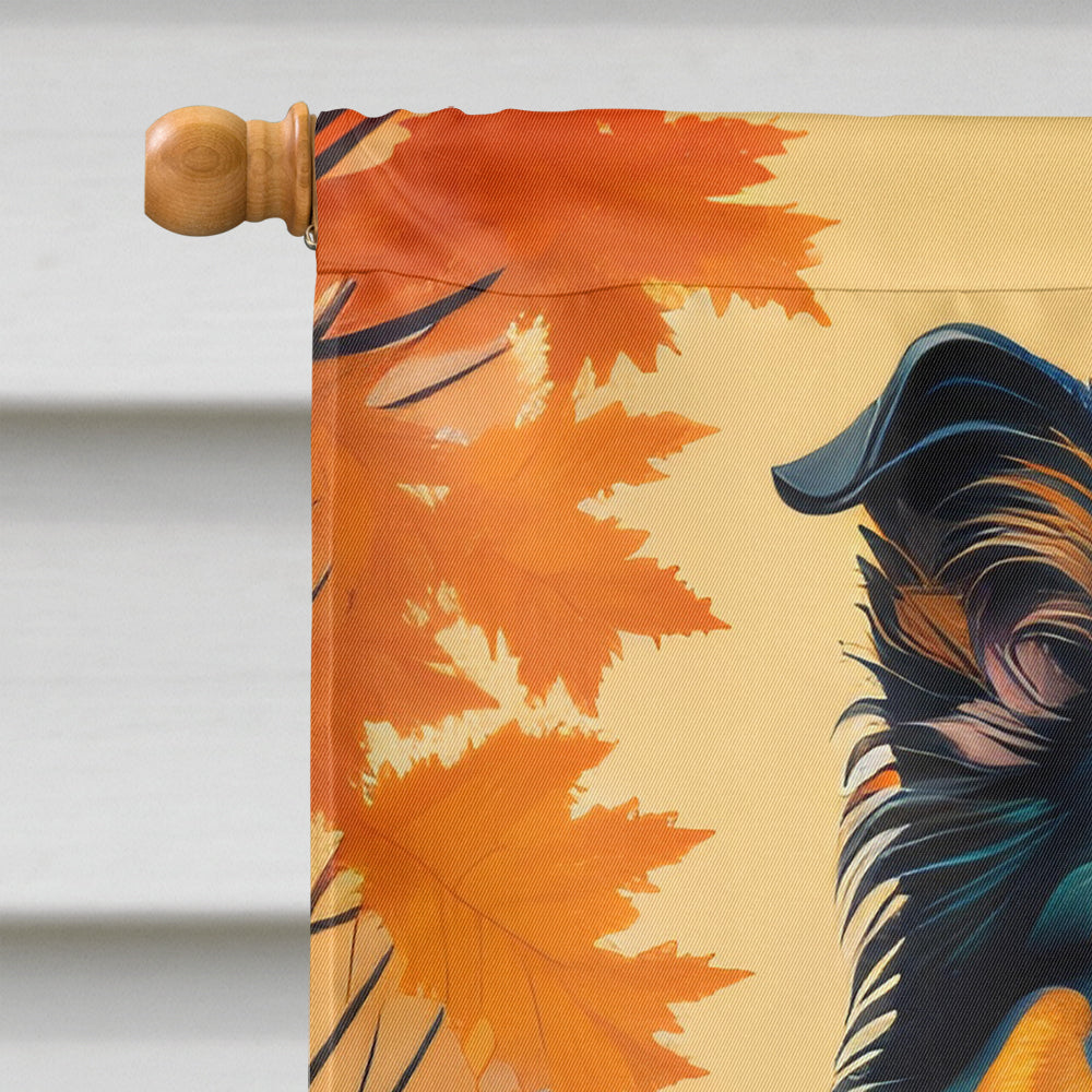 Collie Fall House Flag-2