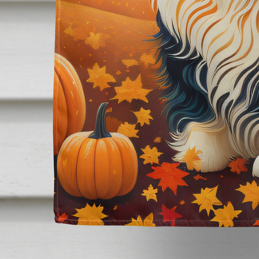 Collie Fall House Flag-3