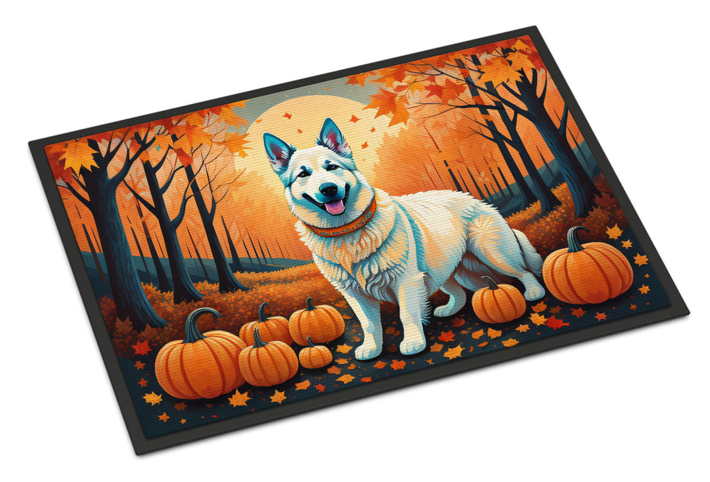 White German Shepherd Fall Doormat-0