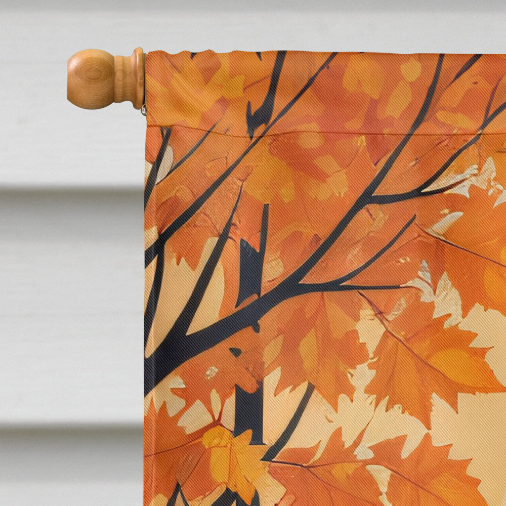 Scottish Terrier Fall House Flag-2