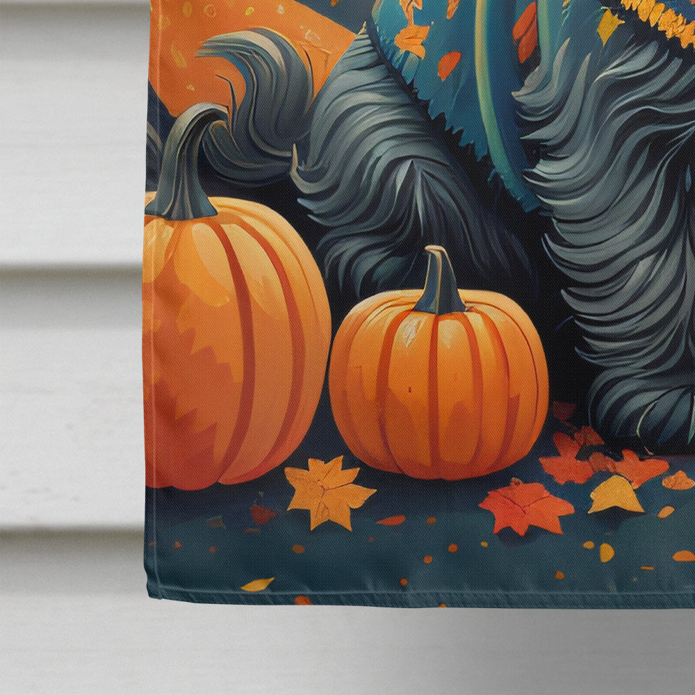 Scottish Terrier Fall House Flag-3