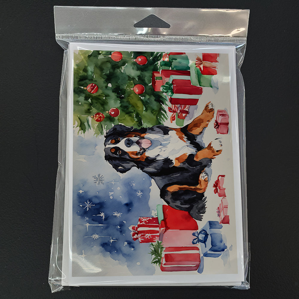 Bernese Mountain Dog Christmas Greeting Cards Pack of 8-2