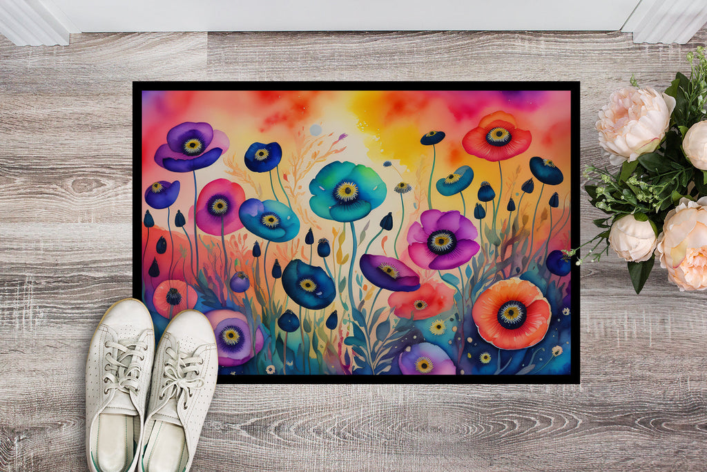 Anemones in Color Doormat-1