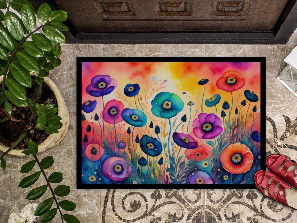 Anemones in Color Doormat-2