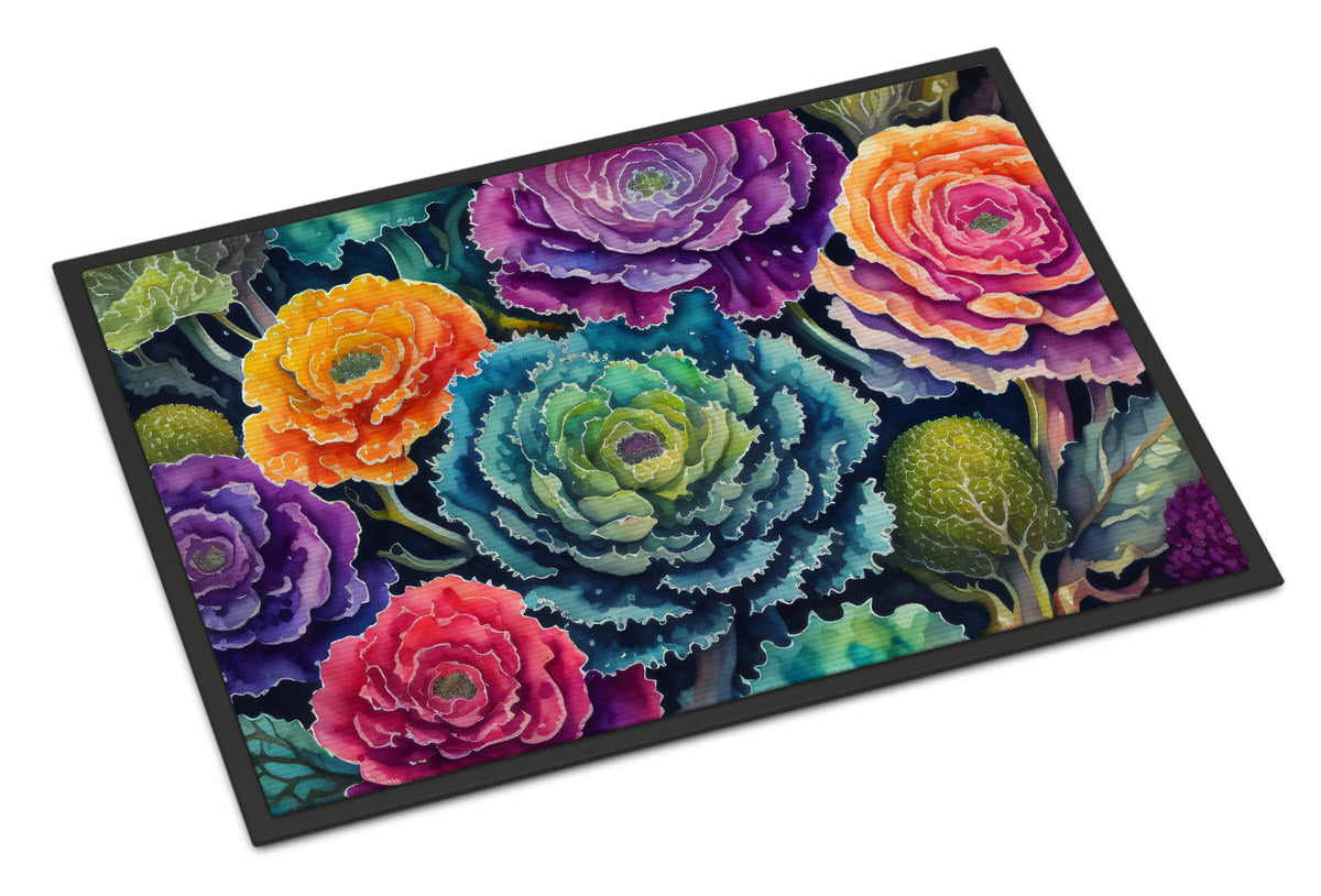 Ornamental Kale in Color Doormat-0