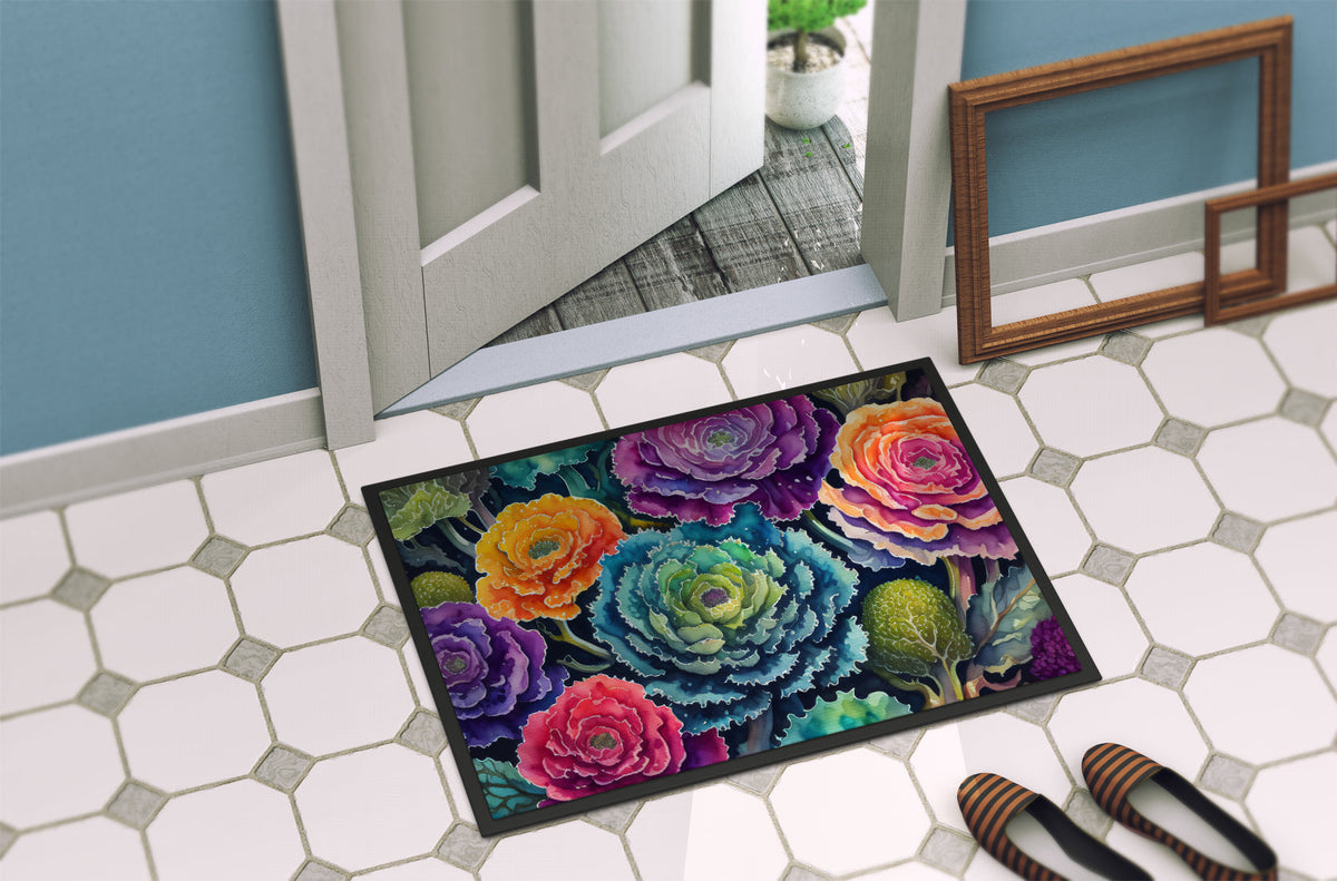 Ornamental Kale in Color Doormat-3
