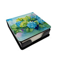 Hydrangeas in Watercolor PU Leather Note Paper Holder-0