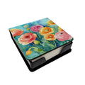 Ranunculus in Watercolor PU Leather Note Paper Holder-0