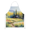 Montana Bitterroot in Watercolor Apron-0